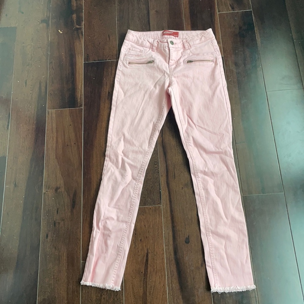 Arizona brand size 14 pink jeans for juniors